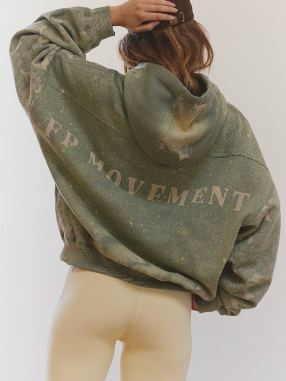Free People Movement final call graffiti graphic hoodie XL EUC